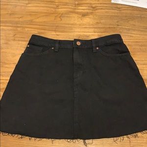 Black denim skirt (new) from HM.